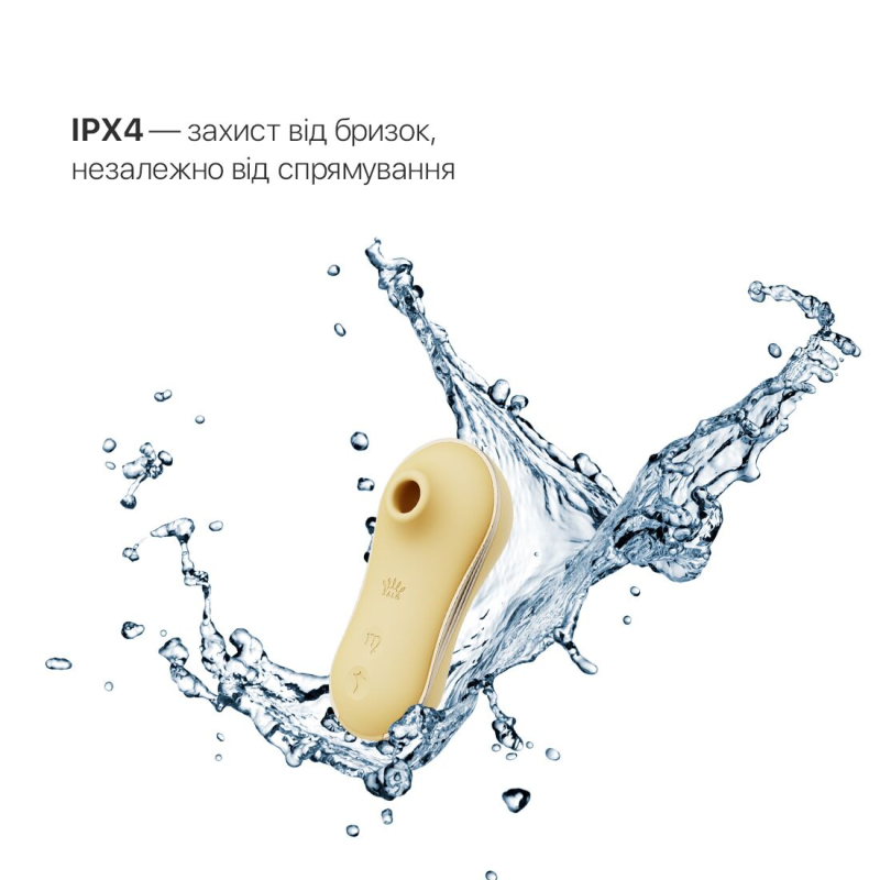 Набор 3в1 – Zalo UNICORN Set Yellow – виброяйцо, пульсатор, вакуумный стимулятор – 3/6/6 режимов стимуляции