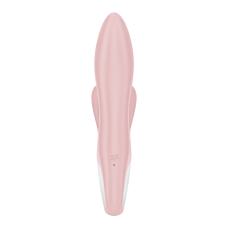 Надувний вібратор-кролик – Satisfyer Air Pump Bunny 3, подвійний відросток, 12 режимів