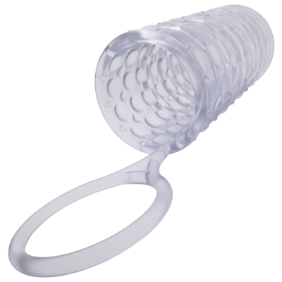 Насадка на член Dorcel Mr Reverse XL с кольцом для мошонки, стимулирующий рельеф