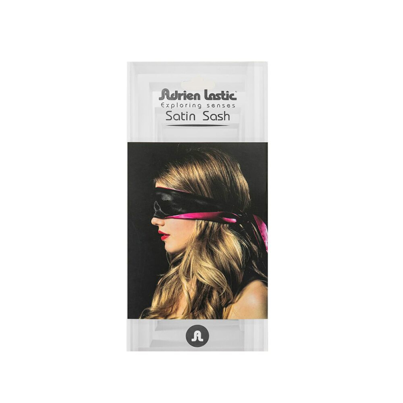 Сатиновая повязка-лента 2в1 Adrien Lastic Satin Sash (повязка на глаза и лента для связывания)