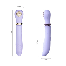 Пульсатор з підігрівом до 42°C і турбо режимом – Zalo Sweet Magic Desire Fantasy Violet – 6 режимів пульсації
