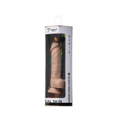 Реалистичный Дилдо на присоске SilexD Johnny Real Skin Flesh MODEL 1 – длина 17.8 см, диаметр 3.8 см