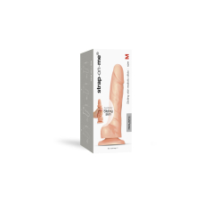 Реалістичний фалоімітатор Strap-On-Me Sliding Skin Realistic Dildo Vanille M, ефект рухливої шкіри, довжина 18.5 см