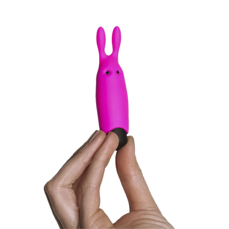 Рожева віброкуля Adrien Lastic Pocket Vibe Rabbit Pink зі стимулювальними вушками, 10 режимів, водонепроникна