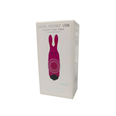 Рожева віброкуля Adrien Lastic Pocket Vibe Rabbit Pink зі стимулювальними вушками, 10 режимів, водонепроникна
