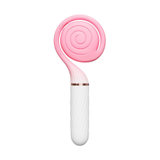 Рожевий пульсатор з вакуумною стимуляцією 2в1 – Otouch LOLLIPOP Pink – 6 режимів пульсації та 4 вакуумних