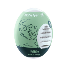 Одноразовий самозмащувальний мастурбатор яйце Satisfyer Masturbator Egg Riffle