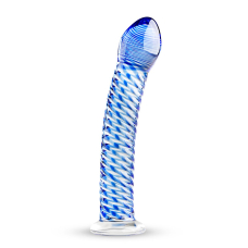 Скляний дилдо Gildo Glass Dildo No. 5, довжина 18 см