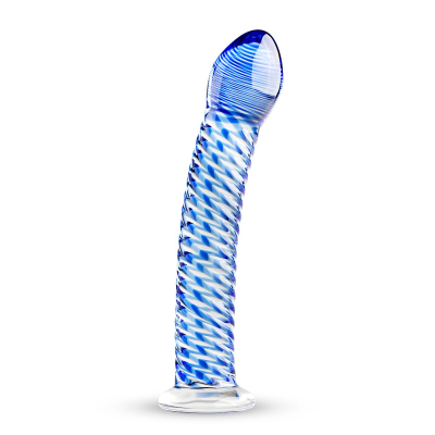 Скляний дилдо Gildo Glass Dildo No. 5, довжина 18 см