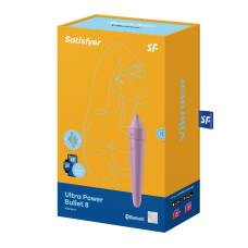 Смарт Міні вібратор (вібропуля) – Satisfyer Ultra Power Bullet 8 Lilac – 7 ритмів, 5 режимів інтенсивності