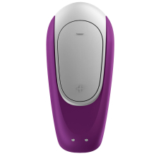 Смарт-вібратор для пар – Satisfyer Double Fun Violet – пульт керування, додаток Satisfyer Connect, дистанційне управління