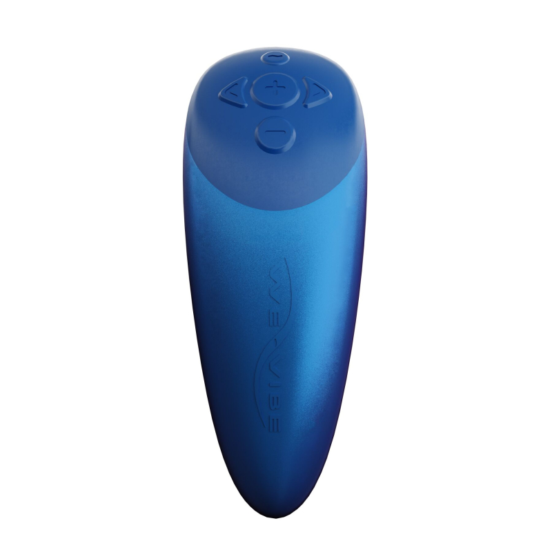 Смарт-вибратор для пар – We-Vibe Chorus Cosmic Blue – пульт и дистанционное App управление с телефона