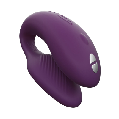 Смарт-вібратор для пар – We-Vibe Chorus Purple – пульт та дистанційне управління з телефона на відстані