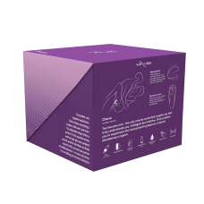 Смарт-вібратор для пар – We-Vibe Chorus Purple – пульт та дистанційне управління з телефона на відстані