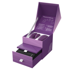 Смарт-вібратор для пар – We-Vibe Chorus Purple – пульт та дистанційне управління з телефона на відстані