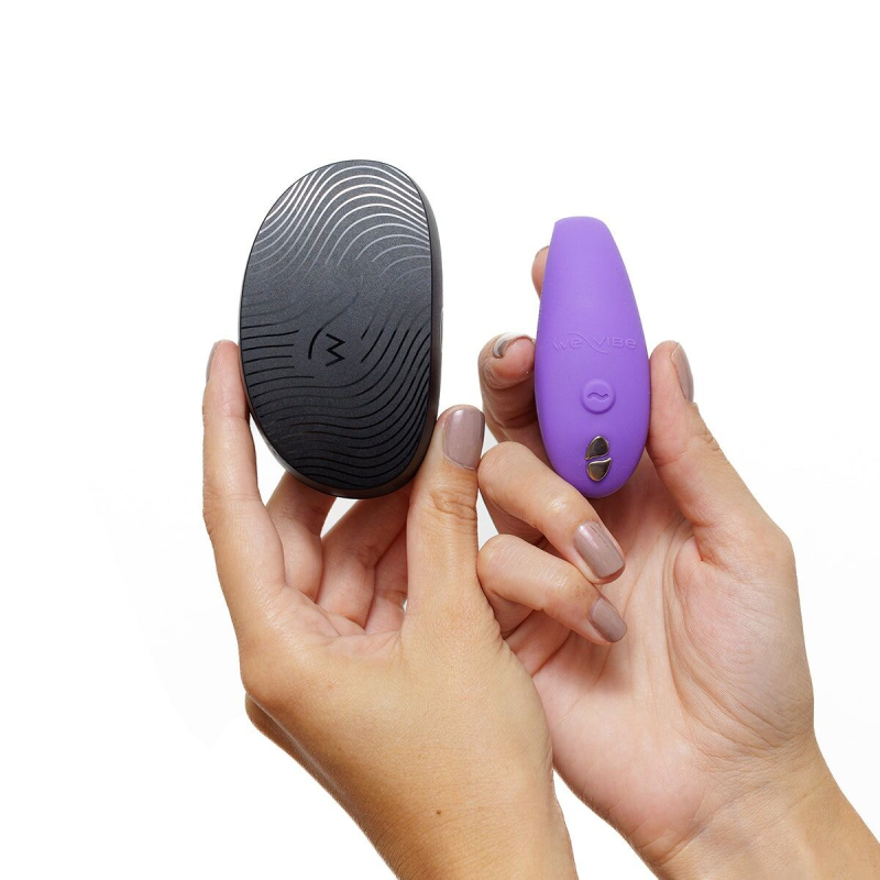 Смарт-вібратор для пар – We-Vibe Sync GO Light Purple – тревел-кейс, пульт, керування через застосунок