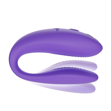 Смарт-вібратор для пар – We-Vibe Sync GO Light Purple – тревел-кейс, пульт, керування через застосунок