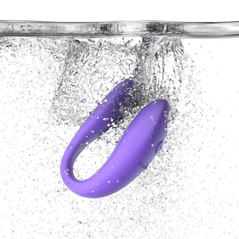 Смарт-вібратор для пар – We-Vibe Sync GO Light Purple – тревел-кейс, пульт, керування через застосунок