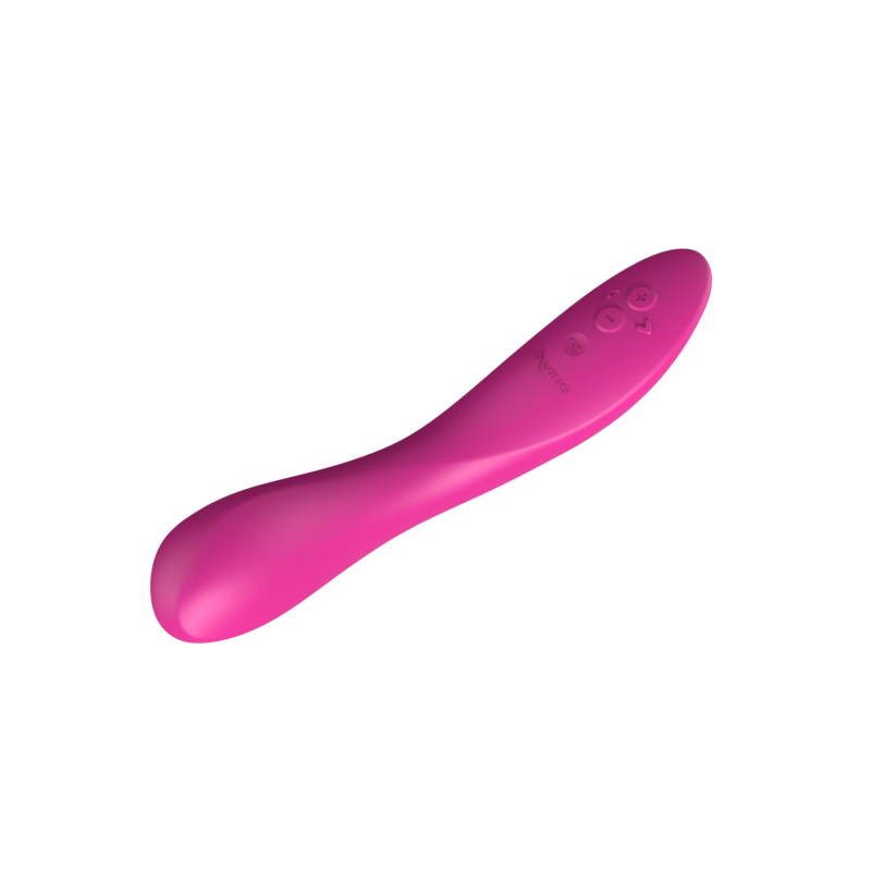Смарт-вібратор для точки G – We-Vibe Rave 2 Twisted Pleasure Pink – дистанційне керування через телефон
