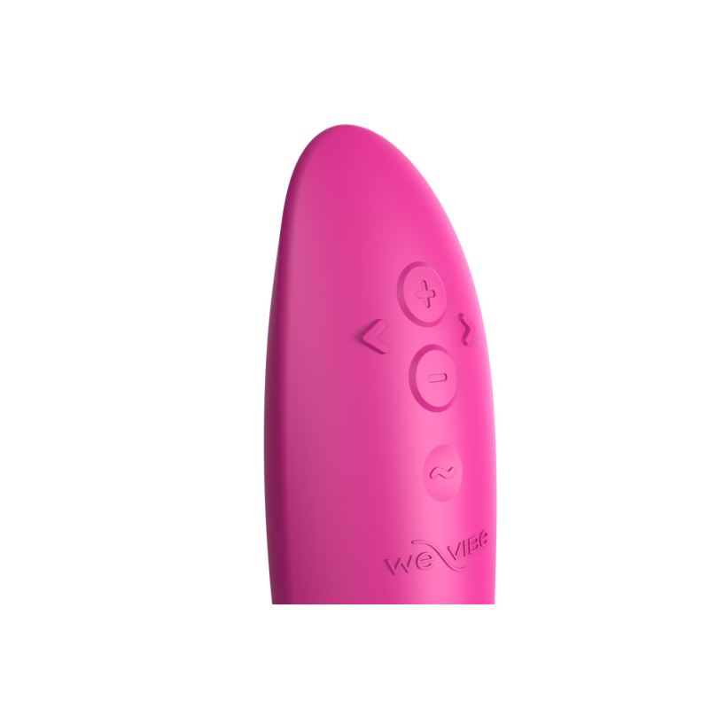 Смарт-вібратор для точки G – We-Vibe Rave 2 Twisted Pleasure Pink – дистанційне керування через телефон