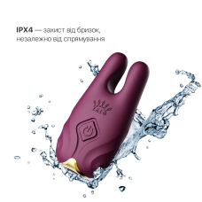 Смарт-вібратор – Zalo Nave Velvet Purple – пульт і мобільне керування, 2 комплекти насадок