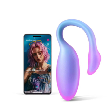 Смарт віброяйце 2 в 1 та тренажер Кегеля - Magic Motion Flamingo Max, рожево-синє, 10 режимів