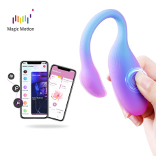 Смарт віброяйце 2 в 1 та тренажер Кегеля - Magic Motion Flamingo Max, рожево-синє, 10 режимів