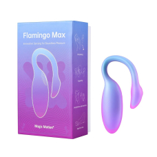 Смарт віброяйце 2 в 1 та тренажер Кегеля - Magic Motion Flamingo Max, рожево-синє, 10 режимів