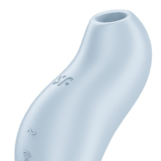 Вакуумний кліторальний стимулятор з вібрацією – Satisfyer Pocket Pro 1 Blue – 11 режимів вакууму + 12 вібрації