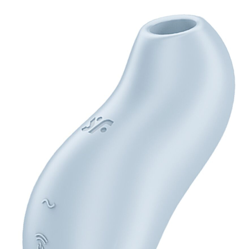 Вакуумний кліторальний стимулятор з вібрацією – Satisfyer Pocket Pro 1 Blue – 11 режимів вакууму + 12 вібрації