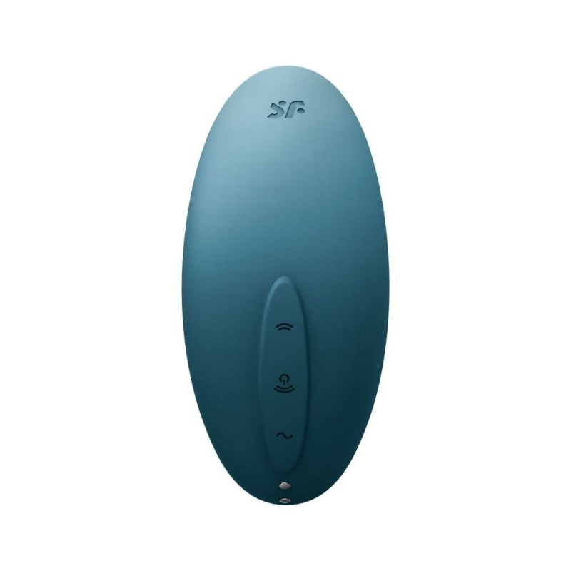 Вакуумний стимулятор + вібратор – Satisfyer Vulva Lover 2 Blue – 11 вакуумних режимів та 10 вібрацій