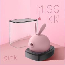 Вакуумний стимулятор з вібрацією – KISTOY Miss KK Pink – 2в1, три режими вакуумної стимуляції + 10 режимів вібрації