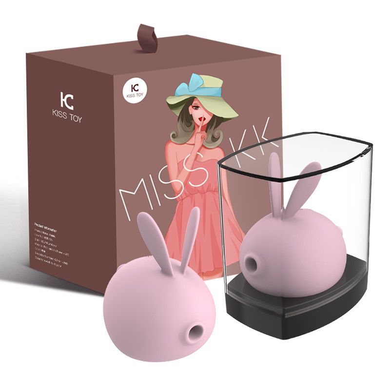 Вакуумний стимулятор з вібрацією – KISTOY Miss KK Pink – 2в1, три режими вакуумної стимуляції + 10 режимів вібрації