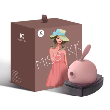 Вакуумний стимулятор з вібрацією – KISTOY Miss KK Pink – 2в1, три режими вакуумної стимуляції + 10 режимів вібрації