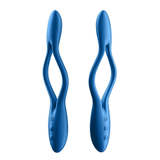 Вібратор для двох – Satisfyer Elastic Game Dark Blue – гнучкий корпус, універсальність користування
