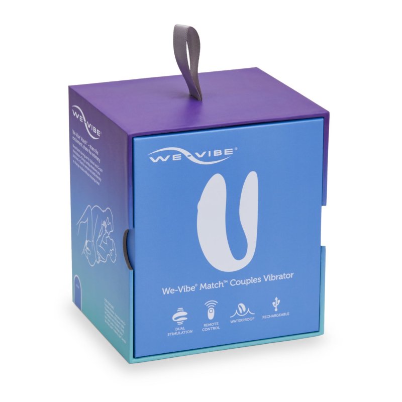 Вибратор для пар с пультом ДК We-Vibe Match и 10 режимами мощной вибрации