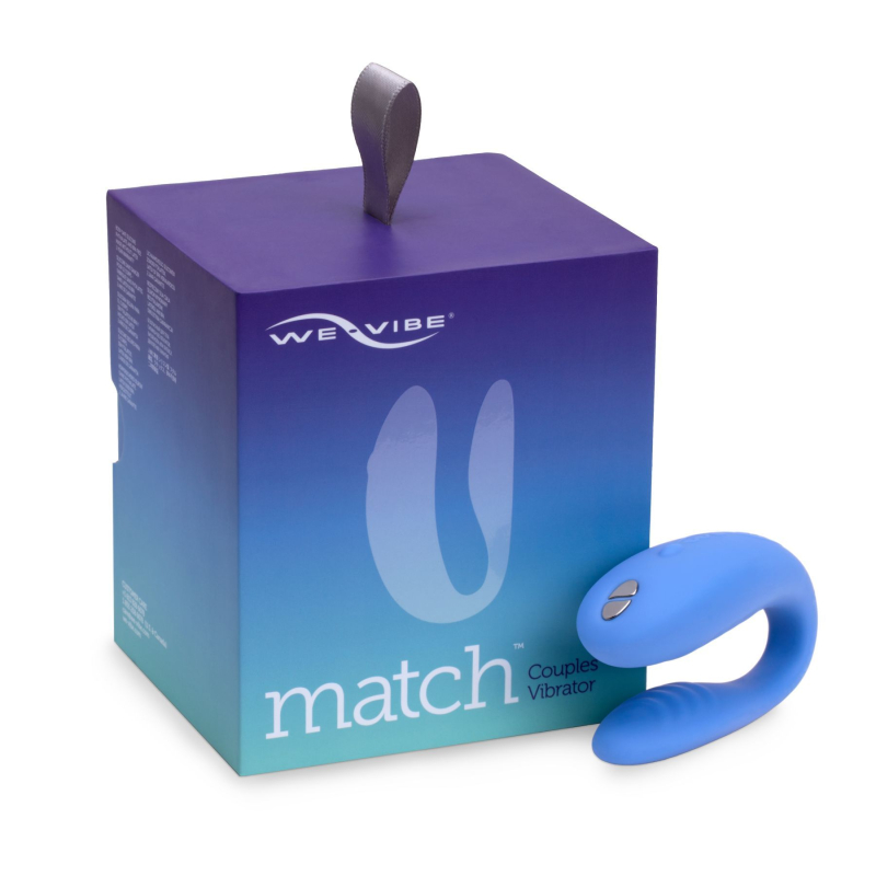 Вибратор для пар с пультом ДК We-Vibe Match и 10 режимами мощной вибрации