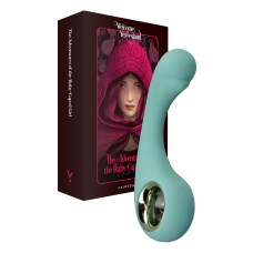 Вибратор для точки G – FairyGasm BraveryAward Green – 9 режимов вибрации, гибкий корпус