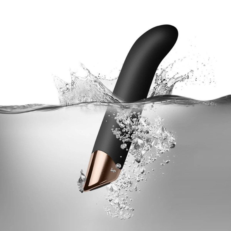 Вібратор для точки G – Rocks Off Chaiamo G Black – 10 режимів, водозахист