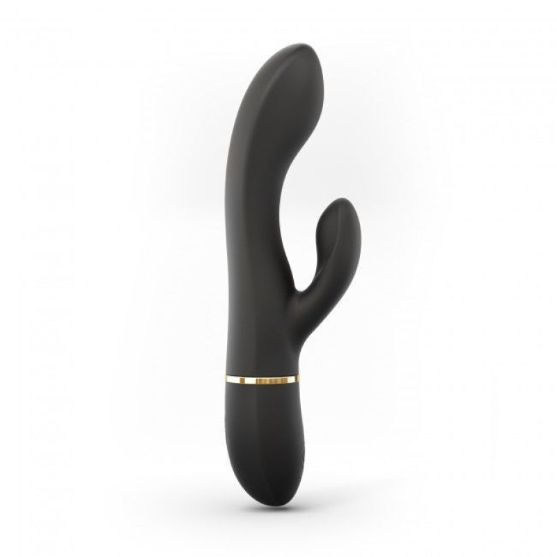 Вібратор-кролик – Dorcel GLAM RABBIT – 2 мотори, 10 режимів, гнучкий стовбур, медичний силікон