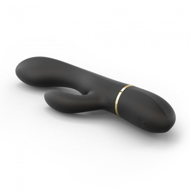 Вібратор-кролик – Dorcel GLAM RABBIT – 2 мотори, 10 режимів, гнучкий стовбур, медичний силікон