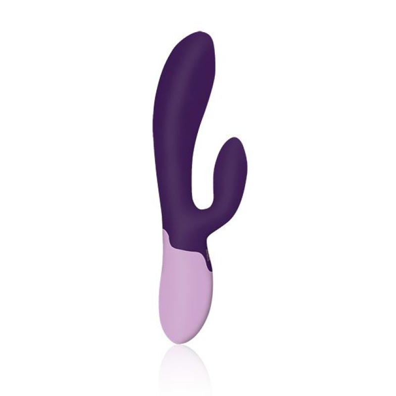 Вібратор-кролик – RIANNE S Xena Purple/Lilac – 10 режимів, 2 мотори, нагрів до 40 °C