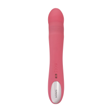 Вібратор-кролик Svakom Avery Strawberry Pink, стовбур з рухом вперед-назад