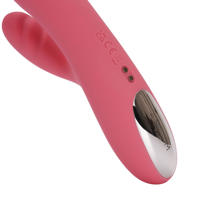 Вибратор-кролик Svakom Avery Strawberry Pink, ствол с движением вперед-назад