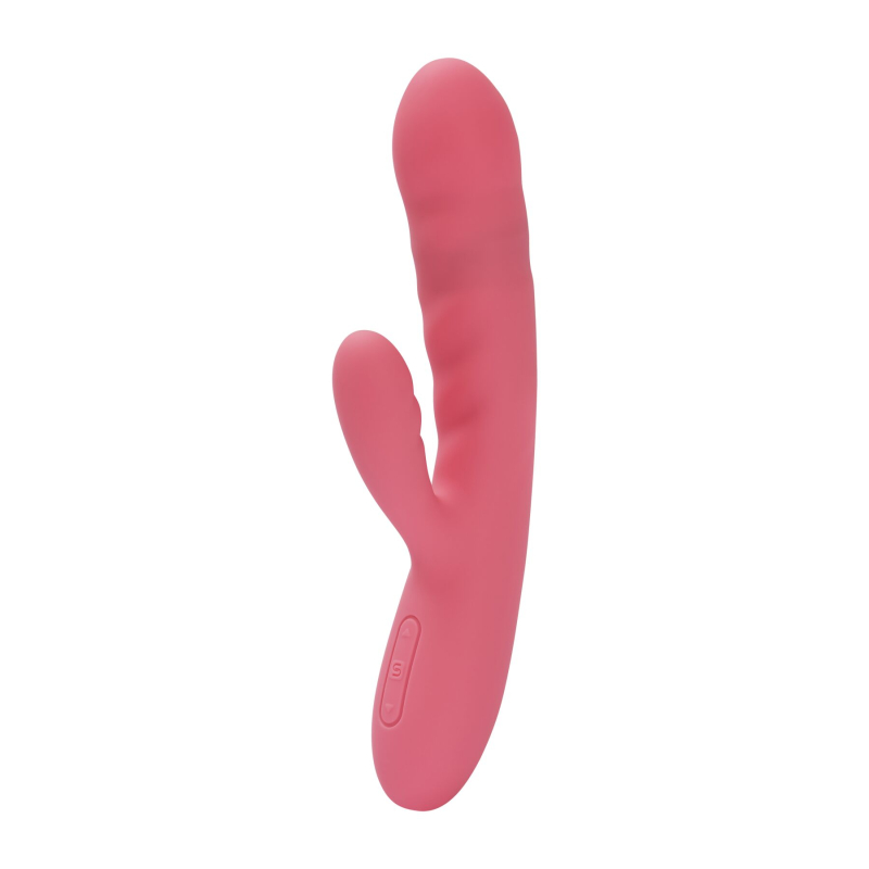 Вибратор-кролик Svakom Avery Strawberry Pink, ствол с движением вперед-назад