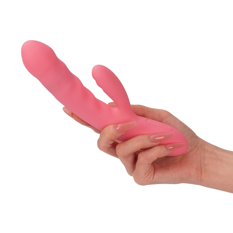 Вибратор-кролик Svakom Avery Strawberry Pink, ствол с движением вперед-назад