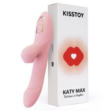 Вібратор-кролик з обертанням та вакуумною стимуляцією – KISSTOY Katy Max – 9 віброрежимів, 3 вакууму, 3 оберти