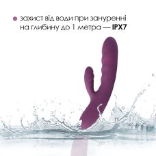 Вібратор-кролик з рухомим стовбуром – Svakom Avery Lilac – 5 режимів + 5 рівнів інтенсивності, водозахист