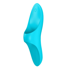 Вібратор на палець – Satisfyer Teaser Light Blue – 12 різноманітних режимів вібрації