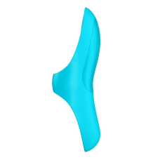 Вібратор на палець – Satisfyer Teaser Light Blue – 12 різноманітних режимів вібрації
